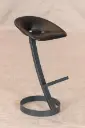 TABOURET METAL ASSISE "CUVETTE"