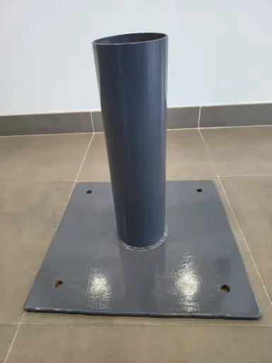 Platine 40x40 D100 hauteur 40cm a spiter